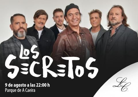 Concierto de Los Secretos el 9 de agosto - Ultimas entradas
