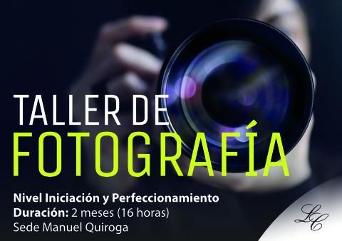 Nuevo curso de Fotografía Iniciación y Perfeccionamiento