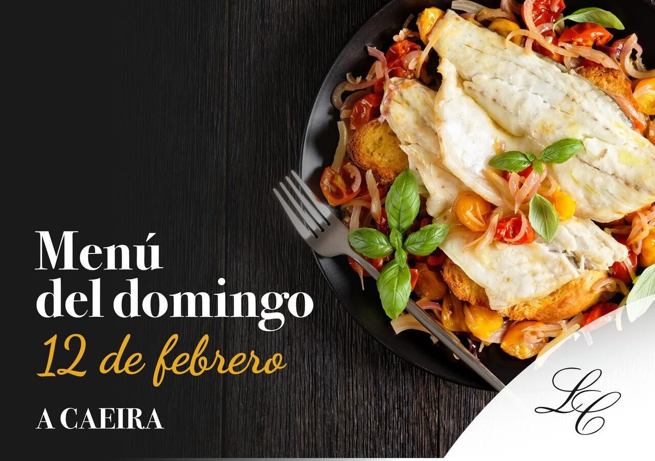 Menú domingo 12 de febrero