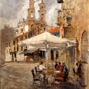 EXPOSICIÓN DE LAS OBRAS SELECCIONADAS EN EL IV CERTAMEN DE PINTURA RÁPIDA "CIUDAD DE PONTEVEDRA"