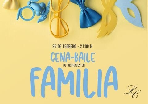 Cena Baile de Disfraces en Familia
