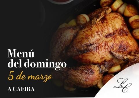Menú del domingo 5 de marzo