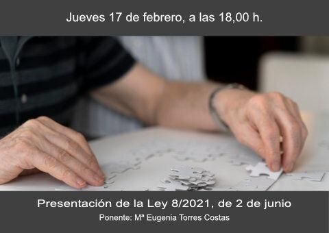 Presentación de la Ley 8/2021, de 2 de junio
