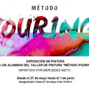 EXPOSICÓN DE PINTURA DE LOS ALUMNOS DEL " TALLER DE PINTURA CON MÉTODO POURING"