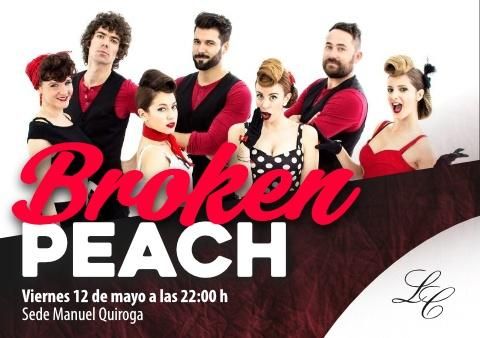 Broken Peach en Concierto el viernes 12 de mayo