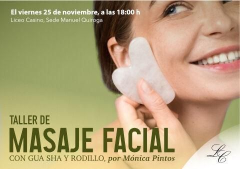 Taller de masaje facial con Gau sha y rodillo