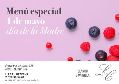 Menú domingo 1 de mayo - Día de la madre