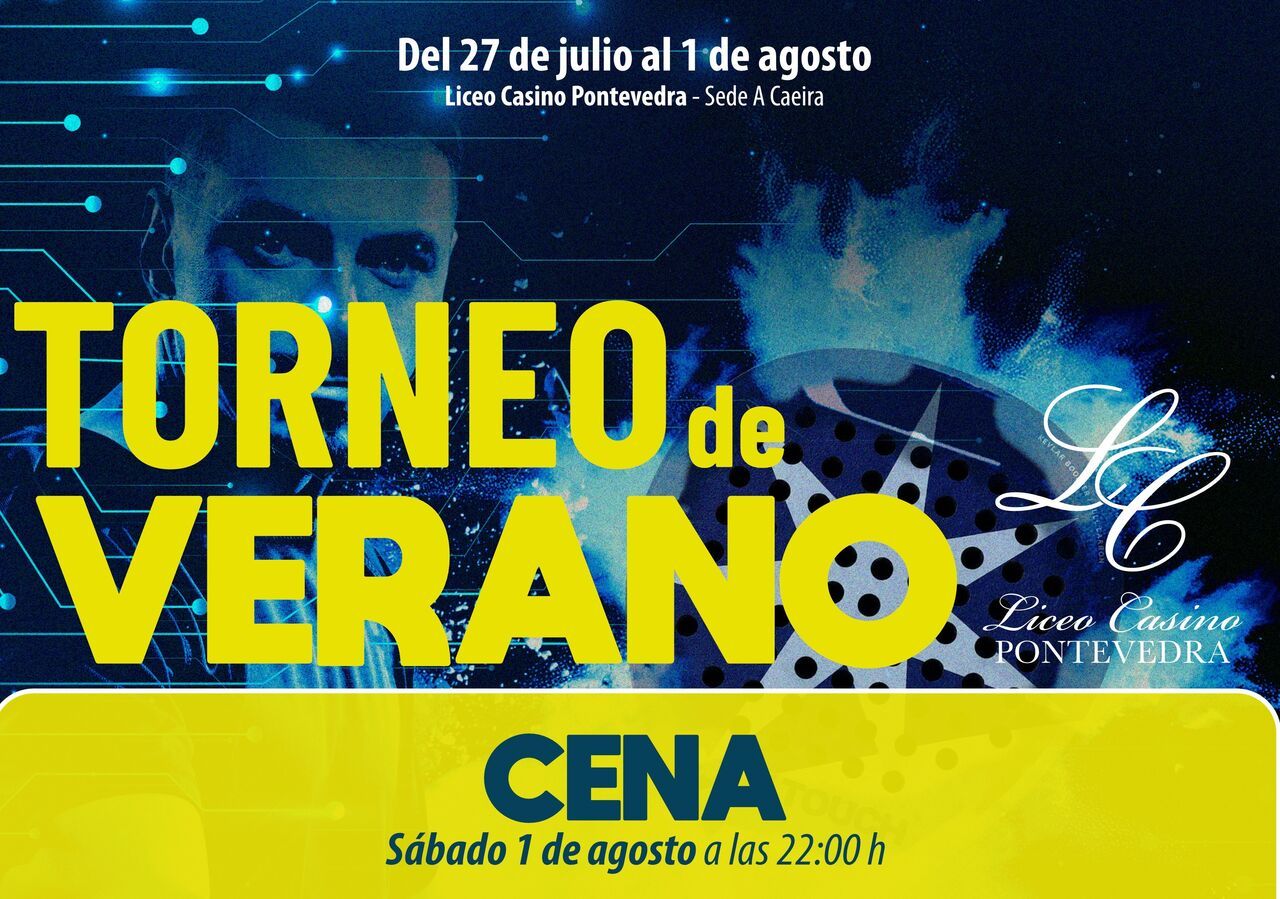 Cena clausura III Torneo de Pádel de Verano