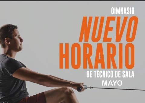 Nuevo horario de técnico en sala