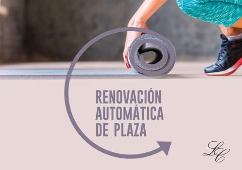 Renovación Automática de Plaza Actividades Deportivas 2022-2023