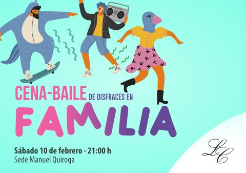 Cena Baile de Disfraces en Familia