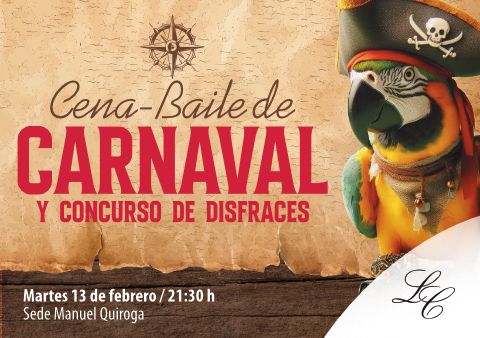 Cena Baile de Carnaval y Concurso de Disfraces