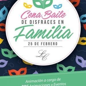 CENA BAILE DE DISFRACES EN FAMILIA