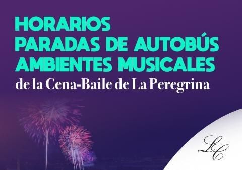 Horarios, autobuses y ambientes musicales en el Baile de La Peregrina