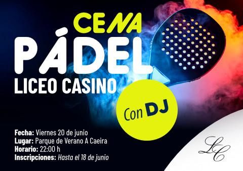 Cena Pádel