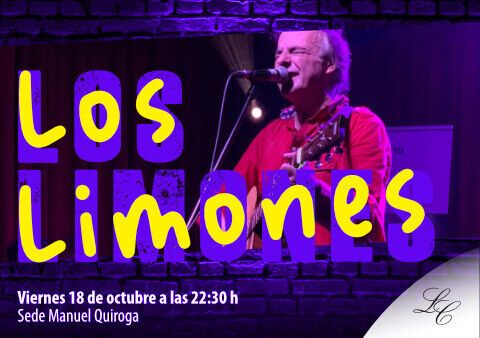 Los Limones en concierto el día 18 de octubre