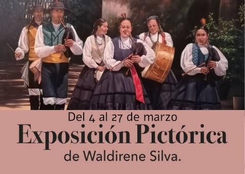 Exposición pictórica de Waldirene Silva