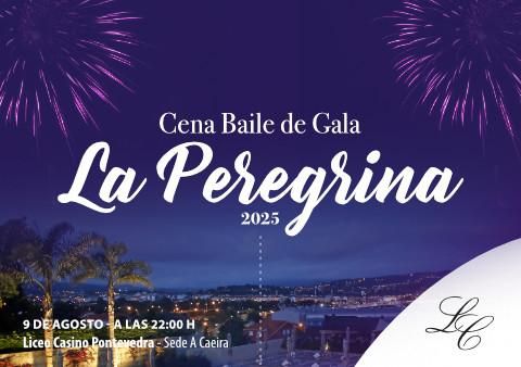 Cena Baile de Gala de la Peregrina. Cenas e invitaciones.