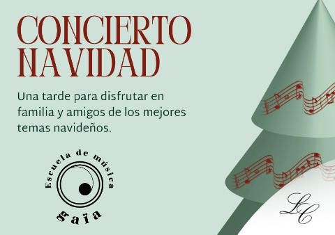 Concierto de Navidad de la Escuela de Música Gaia