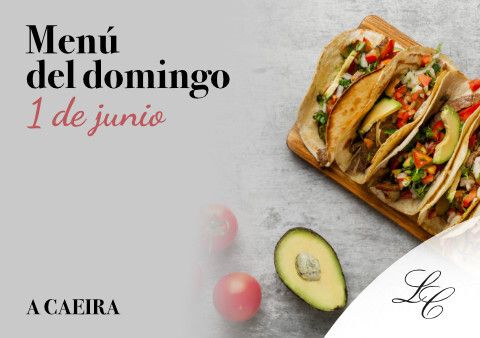 Menú del domingo 1 de junio 2025