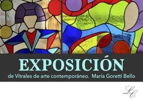 Exposición de vitrales de María Goretti Bello