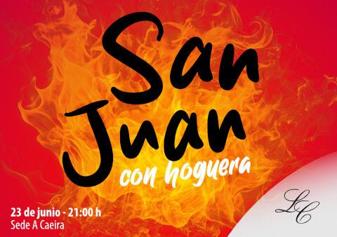 Cena Baile de San Juan con hoguera