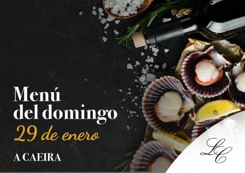 Menú 29 de enero en A Caeira