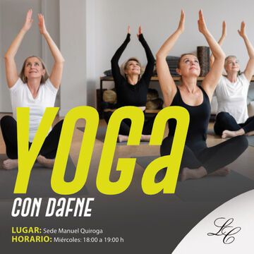 Yoga en Manuel Quiroga con Dafne