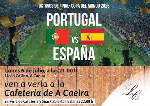 ¡Vivamos juntos el Mundial! España VS. Portugal