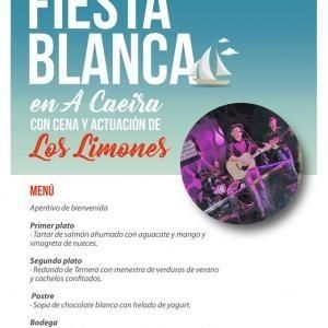 FIESTA BLANCA, CON CENA Y CONCIERTO DE LOS LIMONES
