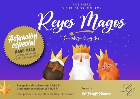 VISITA AL LICEO DE SS.MM. LOS REYES DE ORIENTE
