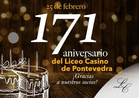 171 Aniversario del Liceo Casino de Pontevedra