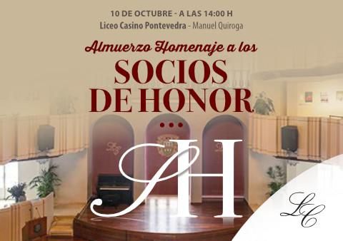 Almuerzo Homenaje a los Socios de Honor 2025