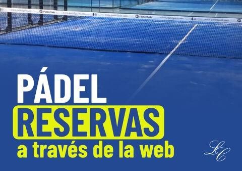 Reservas de pádel a través de la web