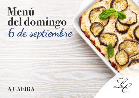 Menú del domingo en A Caeira