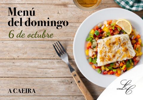 Menú del domingo 6 de octubre en A Caeira