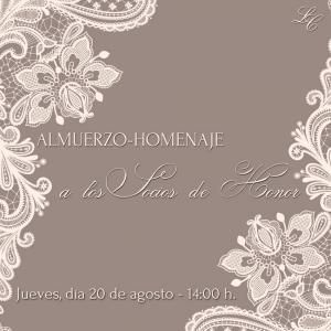 ALMUERZO HOMENAJE A LOS SOCIOS DE HONOR