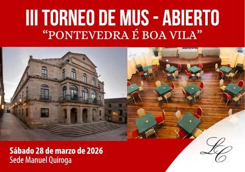 III Torneo de Mus "Pontevedra é Boa Vila"