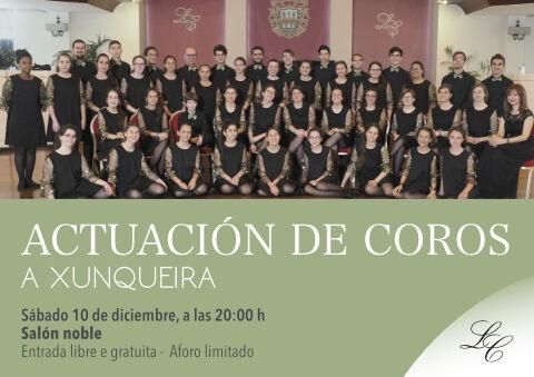 Concierto del Coro I.E.S A Xunqueira, Vinderel e Voces Brancas da Xunqueira